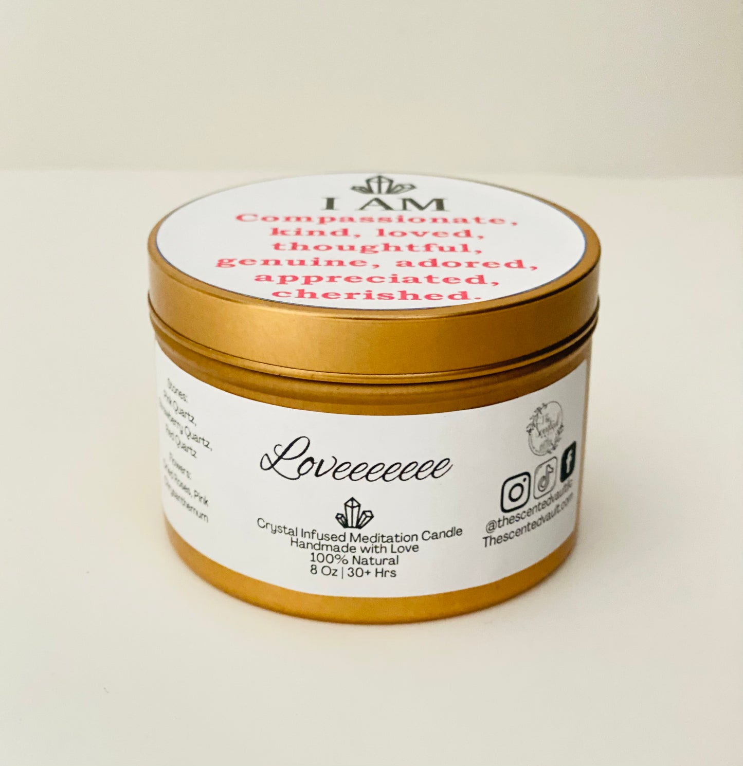 Affirmation Candle- Love & Passion