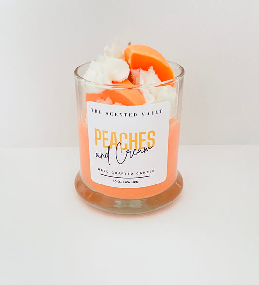 Peaches and Cream Scented Candle