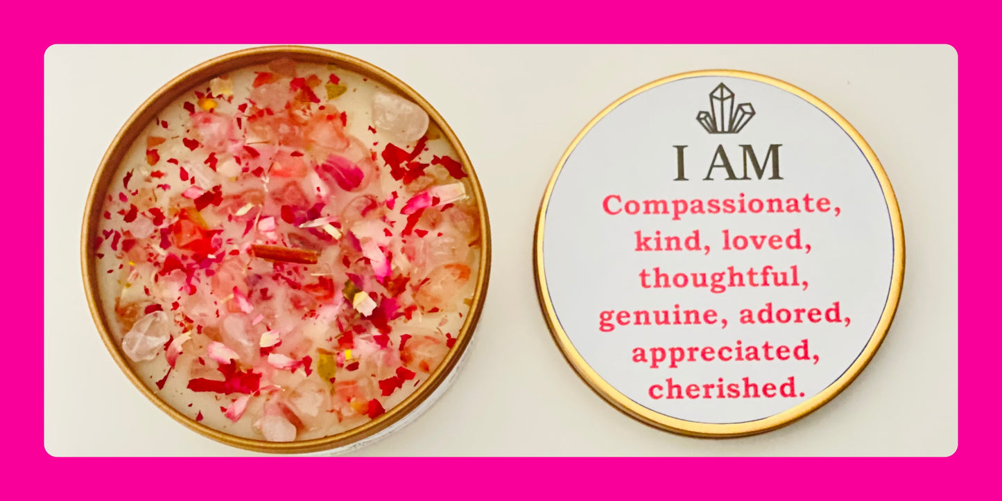 Affirmation Candle- Love & Passion