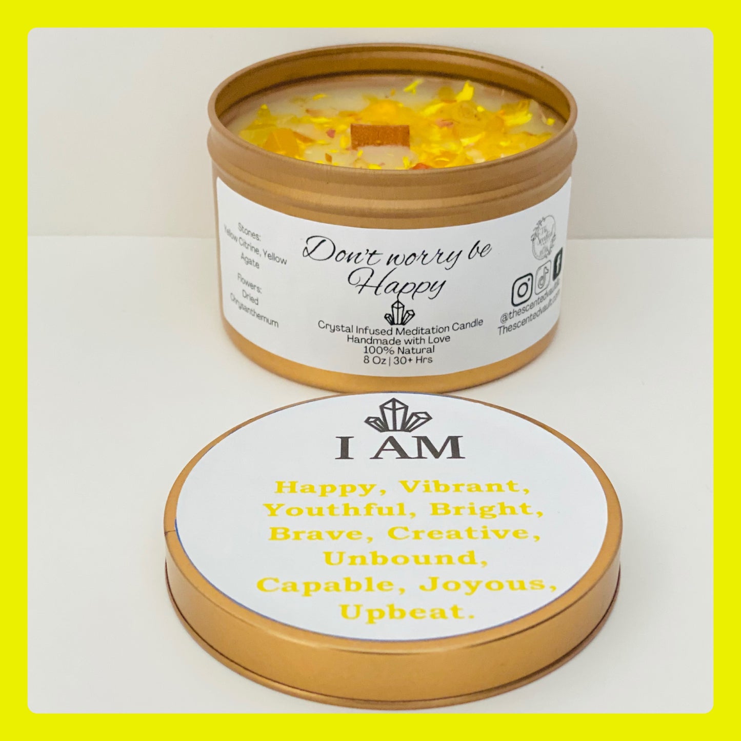 Affirmation Candle- Happiness