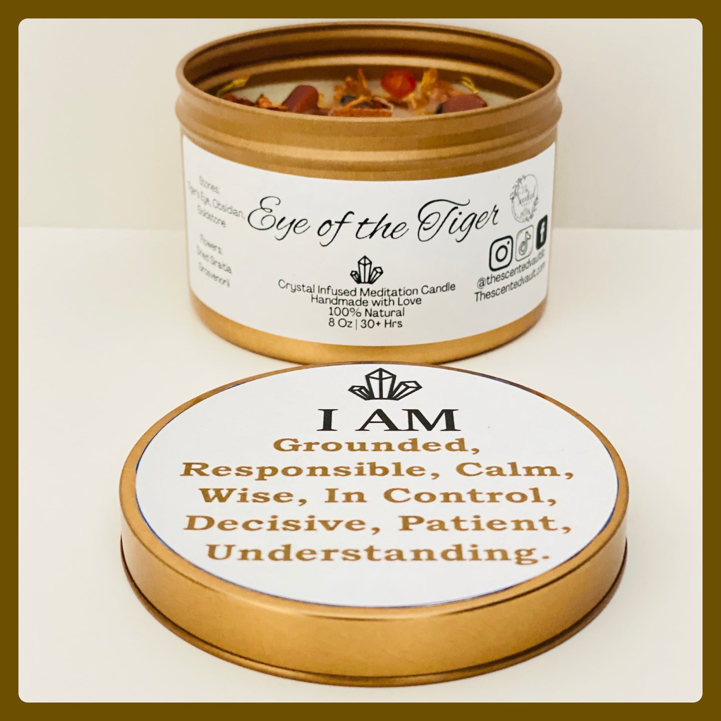 Affirmation Candle- Grounding and Stability