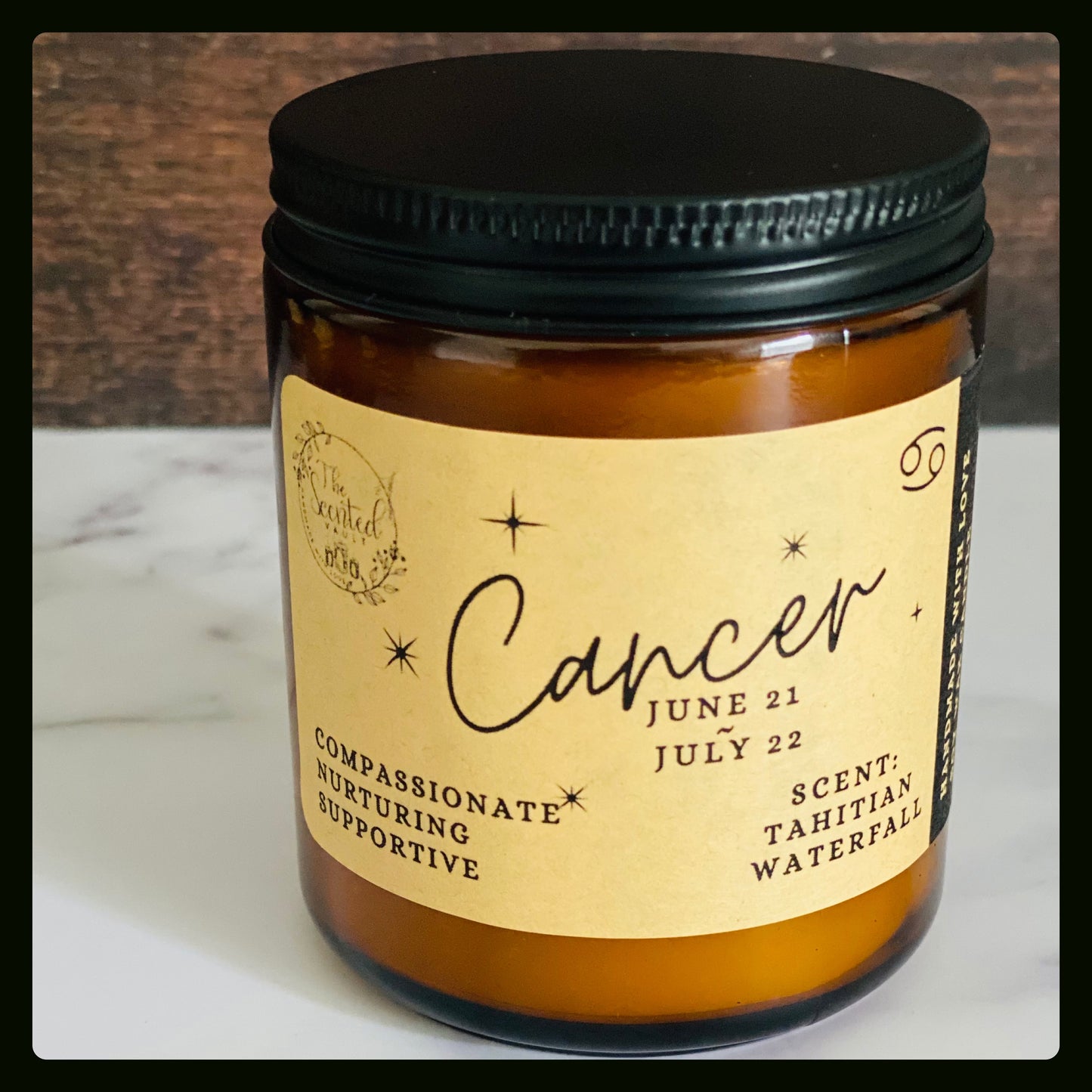 Cancer Zodiac Candle