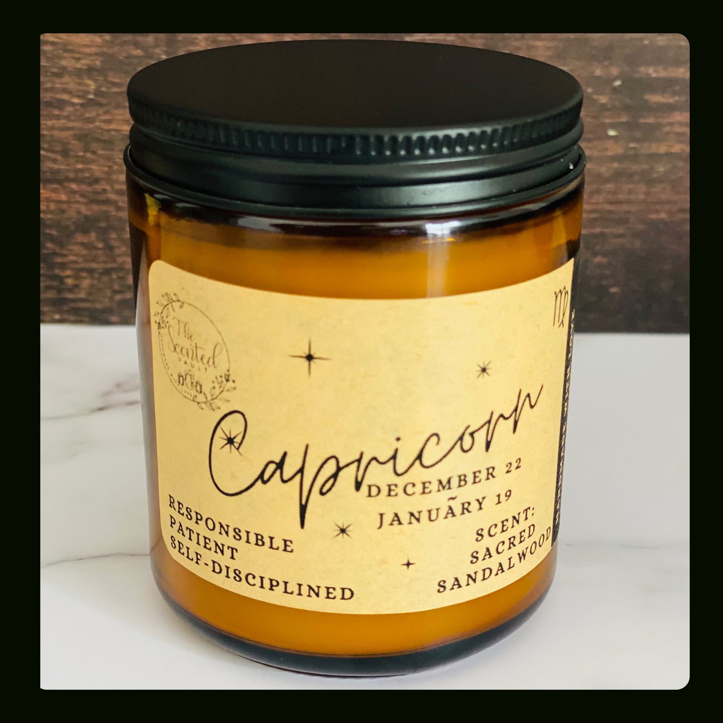 Capricorn Zodiac Candle