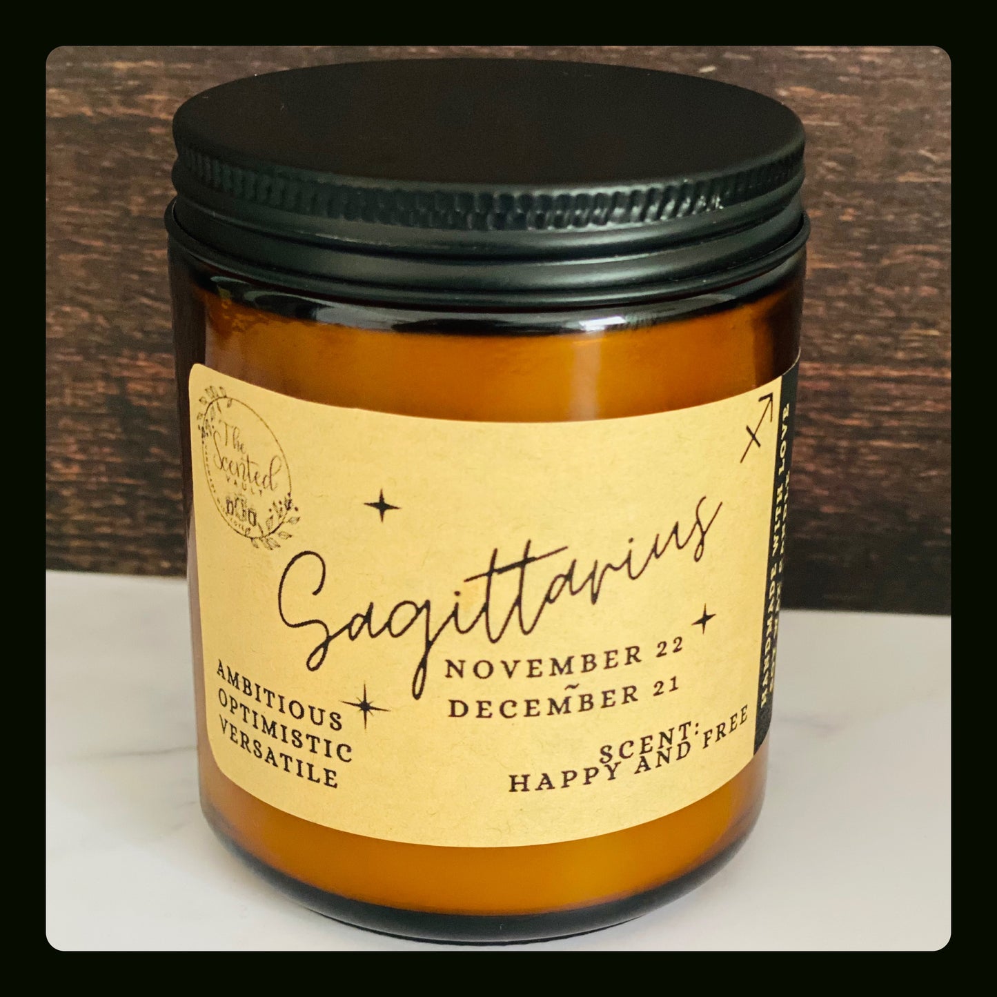 Sagittarius Zodiac Candle