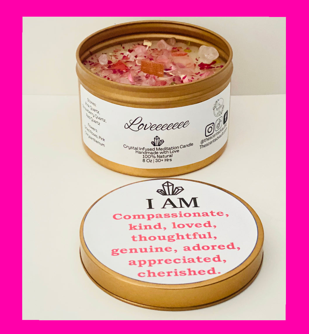 Affirmation Candle- Love & Passion
